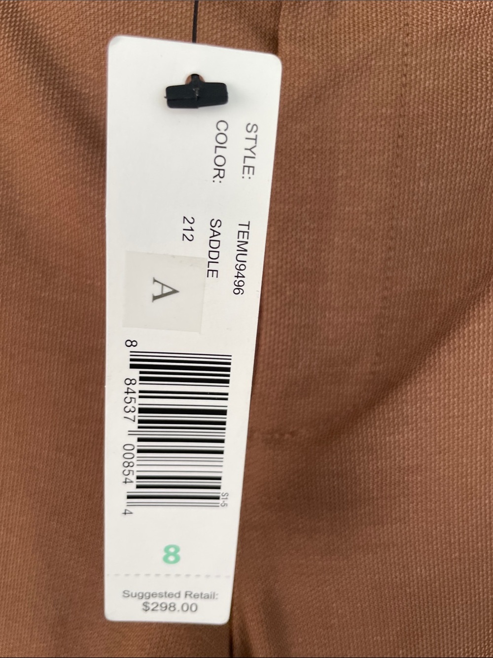 Ellen Tracy Wool Silk Blend  Classic Straight-Leg Women Dress Pants Brown 8 NEW - Picture 3 of 4